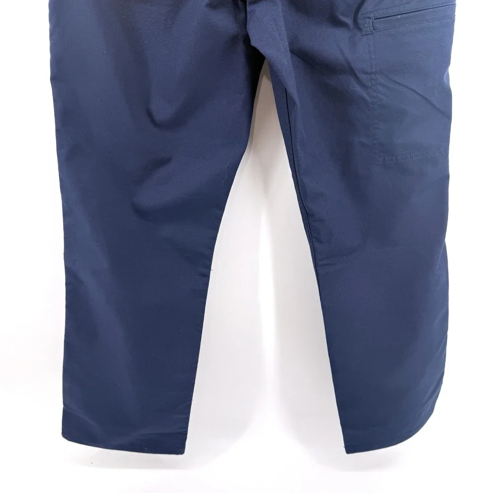 NEW Carhartt Work Pant Women 10 Short Blue Rugged Flex Canvas BN3109-W